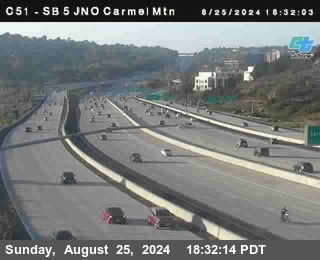 SB 5 at Carmel Mountain Rd.