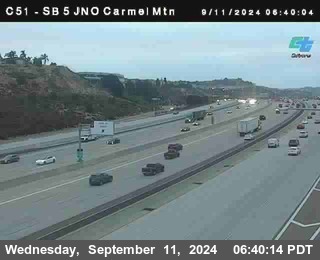 SB 5 at Carmel Mountain Rd.