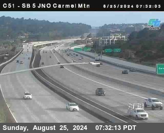 SB 5 at Carmel Mountain Rd.