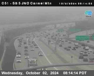 SB 5 at Carmel Mountain Rd.