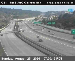 SB 5 at Carmel Mountain Rd.