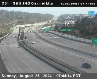 SB 5 at Carmel Mountain Rd.