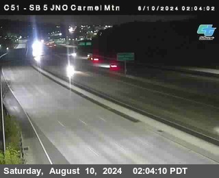 SB 5 at Carmel Mountain Rd.