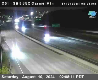 SB 5 at Carmel Mountain Rd.