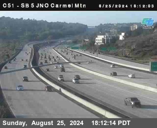 SB 5 at Carmel Mountain Rd.