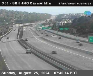 SB 5 at Carmel Mountain Rd.