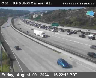 SB 5 at Carmel Mountain Rd.