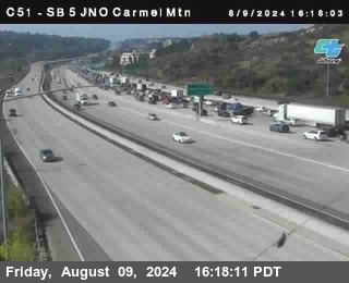 SB 5 at Carmel Mountain Rd.