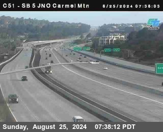 SB 5 at Carmel Mountain Rd.