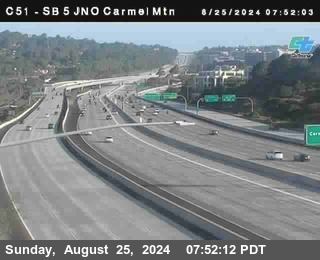 SB 5 at Carmel Mountain Rd.