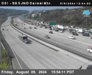 SB 5 at Carmel Mountain Rd.