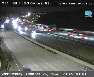 SB 5 at Carmel Mountain Rd.