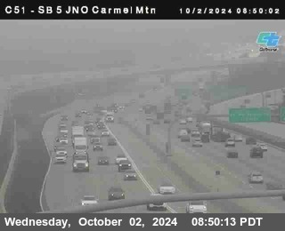 SB 5 at Carmel Mountain Rd.