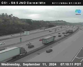 SB 5 at Carmel Mountain Rd.