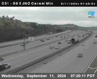 SB 5 at Carmel Mountain Rd.