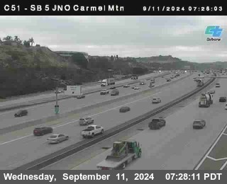 SB 5 at Carmel Mountain Rd.