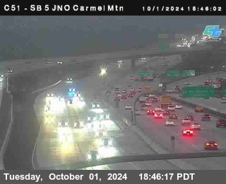 SB 5 at Carmel Mountain Rd.