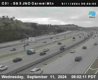 SB 5 at Carmel Mountain Rd.