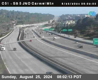 SB 5 at Carmel Mountain Rd.