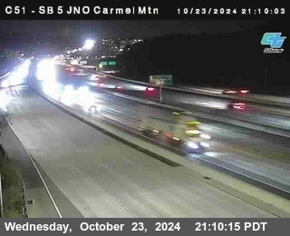 SB 5 at Carmel Mountain Rd.