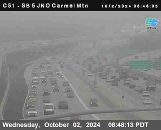 SB 5 at Carmel Mountain Rd.