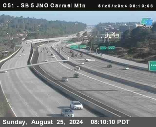 SB 5 at Carmel Mountain Rd.