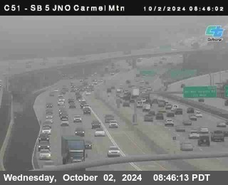 SB 5 at Carmel Mountain Rd.