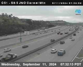 SB 5 at Carmel Mountain Rd.