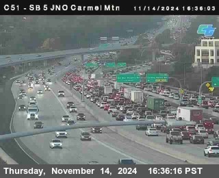 SB 5 at Carmel Mountain Rd.