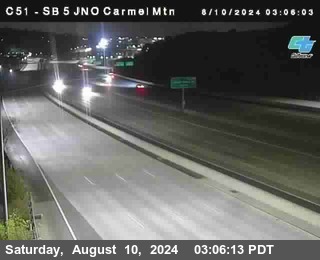 SB 5 at Carmel Mountain Rd.