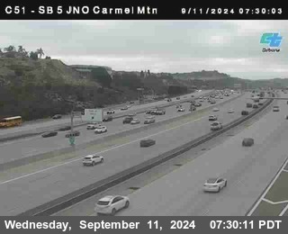 SB 5 at Carmel Mountain Rd.