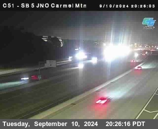 SB 5 at Carmel Mountain Rd.