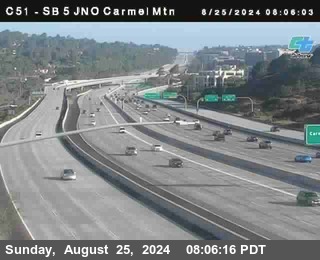 SB 5 at Carmel Mountain Rd.