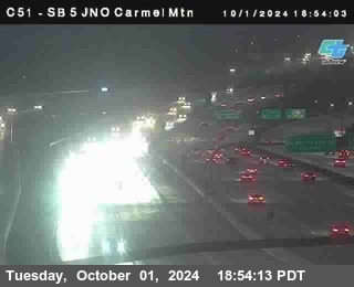 SB 5 at Carmel Mountain Rd.