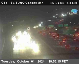 SB 5 at Carmel Mountain Rd.