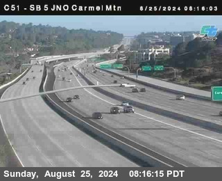 SB 5 at Carmel Mountain Rd.