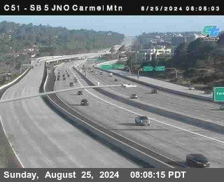 SB 5 at Carmel Mountain Rd.