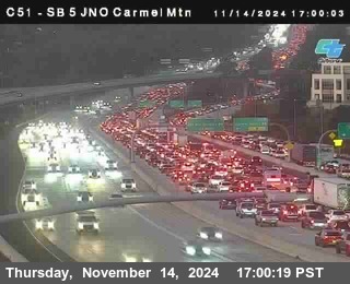 SB 5 at Carmel Mountain Rd.