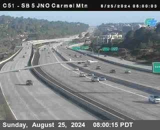 SB 5 at Carmel Mountain Rd.