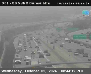 SB 5 at Carmel Mountain Rd.