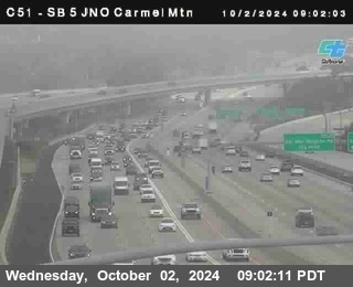 SB 5 at Carmel Mountain Rd.