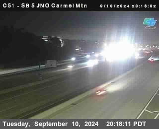 SB 5 at Carmel Mountain Rd.