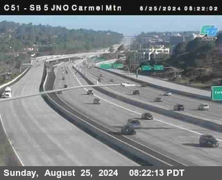 SB 5 at Carmel Mountain Rd.