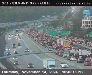 SB 5 at Carmel Mountain Rd.