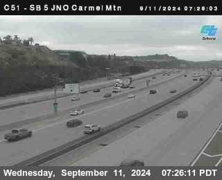 SB 5 at Carmel Mountain Rd.