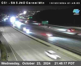 SB 5 at Carmel Mountain Rd.