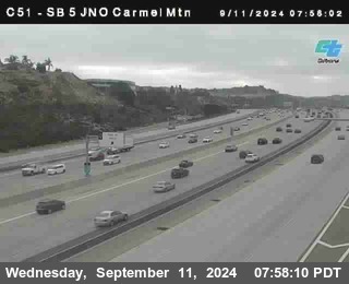 SB 5 at Carmel Mountain Rd.