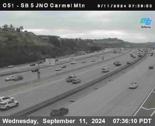 SB 5 at Carmel Mountain Rd.