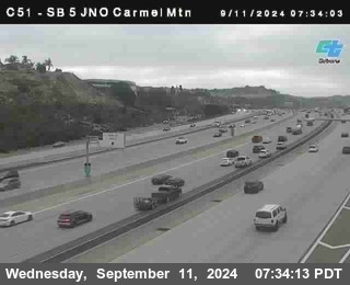 SB 5 at Carmel Mountain Rd.