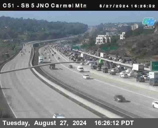 SB 5 at Carmel Mountain Rd.